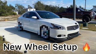 7th Gen Maxima gets New wheel Setup.. #modified #cars