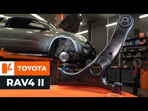 How to change front suspension arm on TOYOTA RAV4 II [TUTORIAL AUTODOC]