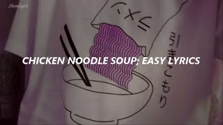 Chicken Noodle Soup; JHope ft. Becky G (easy lyrics/letra facil/pronunciacion)