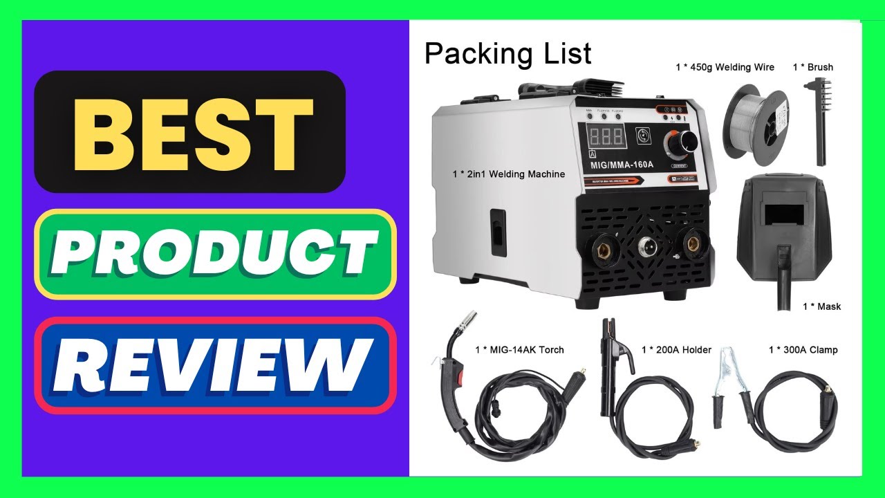 2-In-1 Multifunctional MIG MMA/MAG TIG-160C Welding Machine