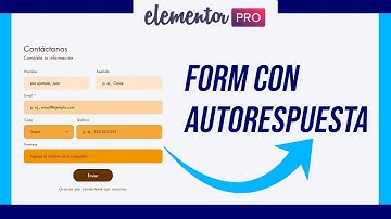 ✅ FORMULARIO DE CONTACTO en Wordpress con Elementor PRO con AUTORESPUESTA o Email de Confirmacion 👌