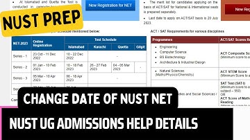 Change Date of NUST NET after Selecting