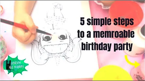 KIDS BIRTHDAY PARTY checklist // 5 Simple Steps to planning your art party