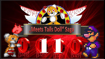 Custom SMBX level: Waluigi meets Tails Doll