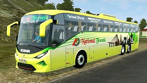 Scania SKS K410 Multiaxle Bus Mod For Bus Simulator Indonesia