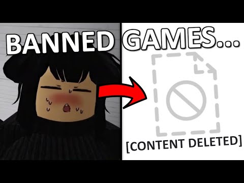Playing Banned Games On Roblox...