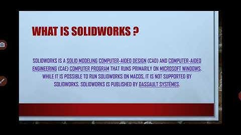 Top 5 SOLIDWORKS interview questions for fresher