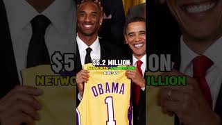 Barack Obama's Net Worth Over the Years. #shorts #networth #obama #barackobama #president #ytshorts