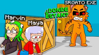 !ESCAPAMOS DE LA PRISION DE SRGATO.EXE¡ 😭 😾 | ¿NOS ATRAPA? MINI MARVIN EN MINECRAFT TROLL