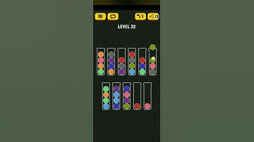 Ball Sort Puzzle Level-32 #SHORT