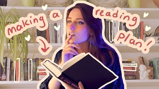 plan a month in reading with me (going through all the stacks of books in my room)