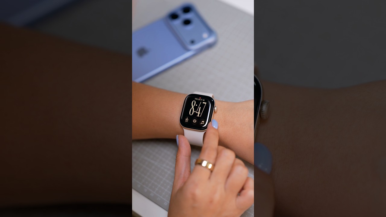 First look at what’s new, the design, and of course this color in person. 👀 #AppleWatchSeries12