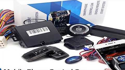 K5 Remote Starter and Car Alarm Smart App Remote Start Stop System for Cars Engine Push St