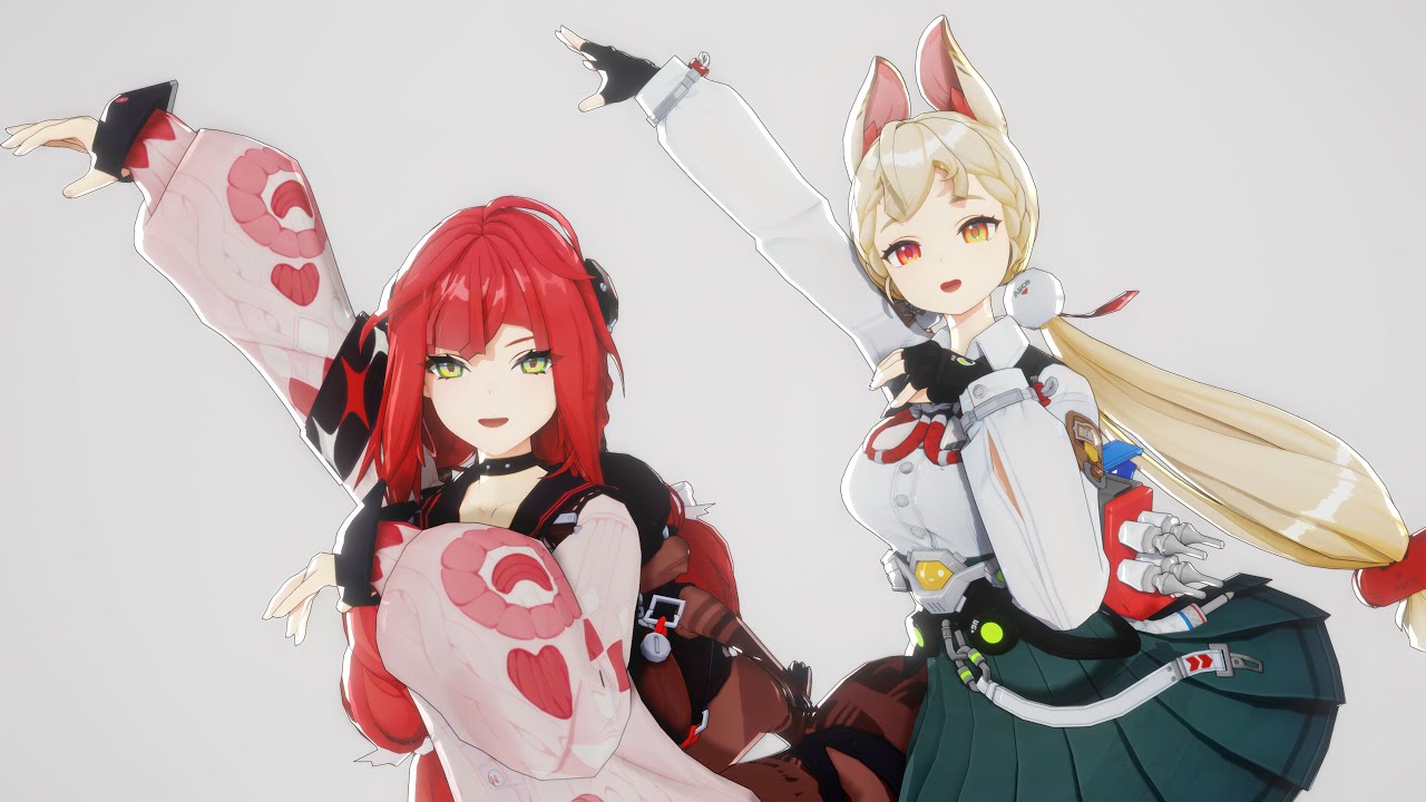 【MMD/ゼンゼロ/浮波柚葉＆アリス】HIMEHINA『V』