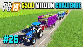 FS19 500 Million Dollar Challenge #26 - 3000 Acres Cabbage Harvest