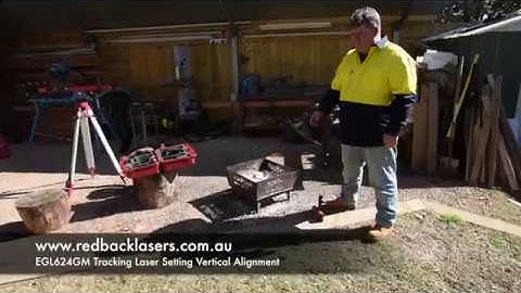 RedBack Lasers EGL624GM Vertical Alignment Tracking