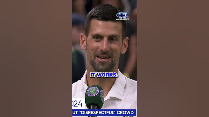 Novak Djokovic's fiery Wimbledon interview. 👀 🎾 #Wimbledon | Free on Nine, July 1-14. #9WWOS #Tennis