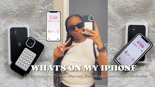 WHAT'S ON MY IPHONE  WIDGETS, IPHONE ACCESSORIES, & APP TOUR