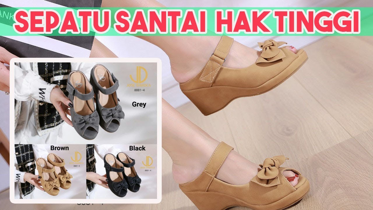  SANDAL  SANTAI WANITA  TERBARU 2022 JD  8881 4 MODEL SANDAL  