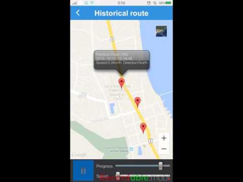 ็Historical Route - ดูตำแหน่งย้อนหลัง (WRU GPS Watch)