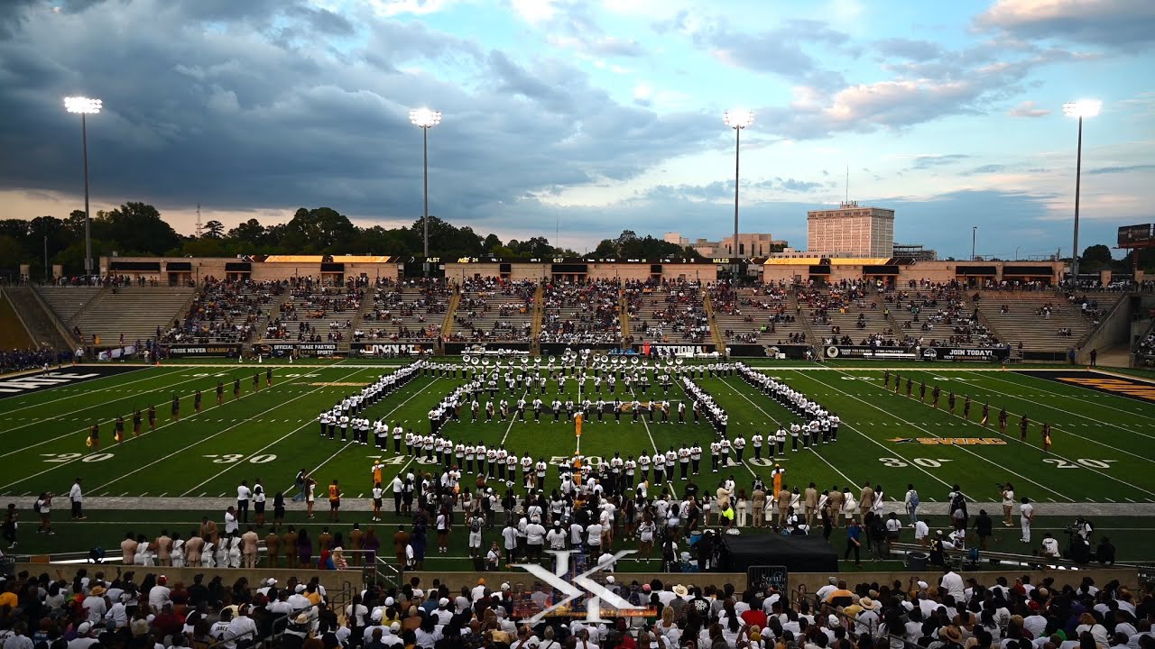 Alabama State University - Halftime Show Vs Miles - 2024 - YouTube
