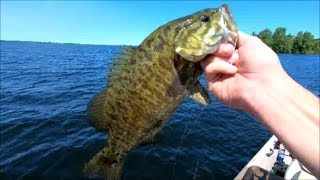 Smallmouth Bass Fishing Chaumont Bay NY