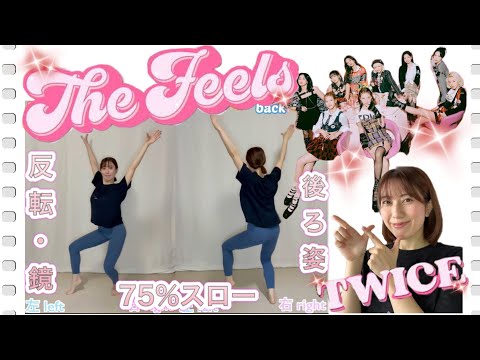 【スロー・反転・後ろ姿】TWICE(트와이스) - The Feels 《tutorial》〜サビのみ〜