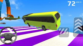 🚌 Bus Driving Levels Getting Harder - Sky Ramp Mission Gameplay Android Gameplay #3 | DDK Games screenshot 5
