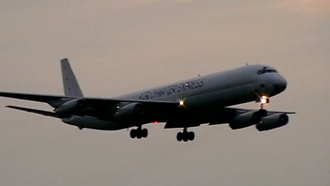 COMPIL 2009 AIR CHARTER EXPRESS : DOUGLAS DC-8-63 / JT3D , Ostend Airport