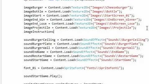 XNA 4 Course I Ch 18 01 Creating an In Game Instruction Screen