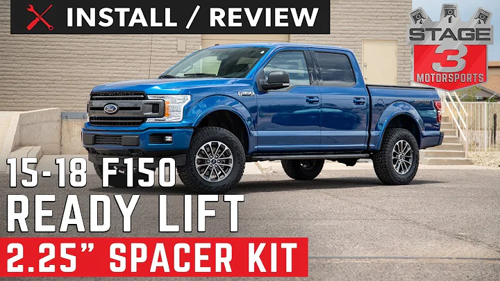2015-2020 Ford F150 ReadyLift 2.25" Front Strut Extension Leveling Kit Install and Review