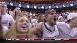 2/12/2013  Michigan State 75 Michigan 52