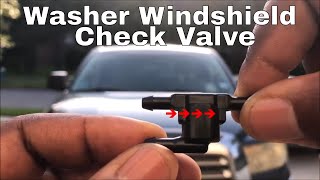 How To Replace Your Washer Windshield Check Valve   for Toyota, Scion, Lexus