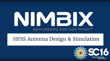 Interactive ANSYS HFSS Workflow on Nimbix