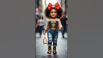 AI Cute Baby Girl Fashion Show 👶 | Cutest Outfits Compilation 2025 ✨💕 #shortsfeed #viralshorts #cute