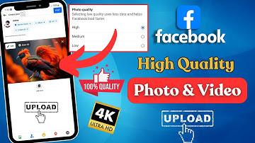 How To Upload High Quality Photos and Videos On Facebook | Upload Without Losing Quality fb