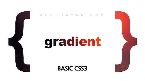 CSS3 기초 gradient에 대해서