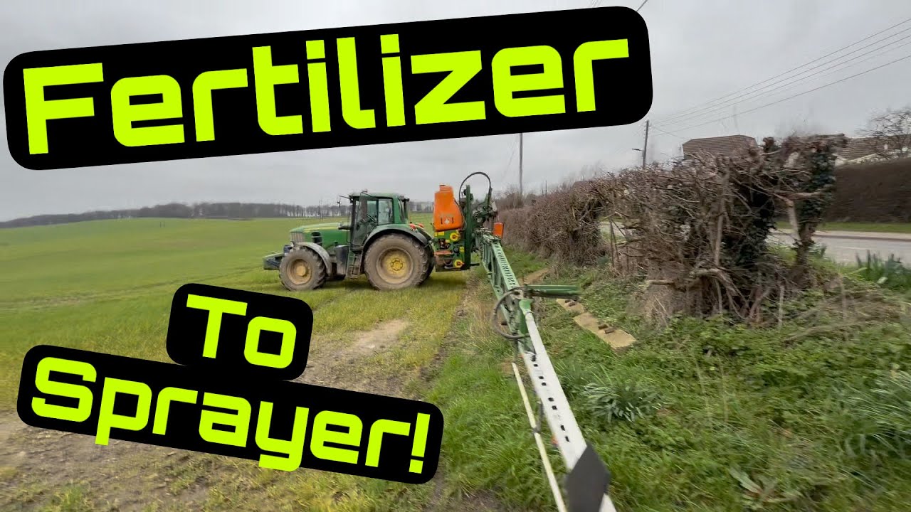Spreading Fertiliser… Then Swapping Over to the Sprayer! John Deere 6930