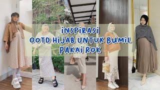 Inspirasi Ootd Hijab Untuk Bumil Dengan Rok Keren