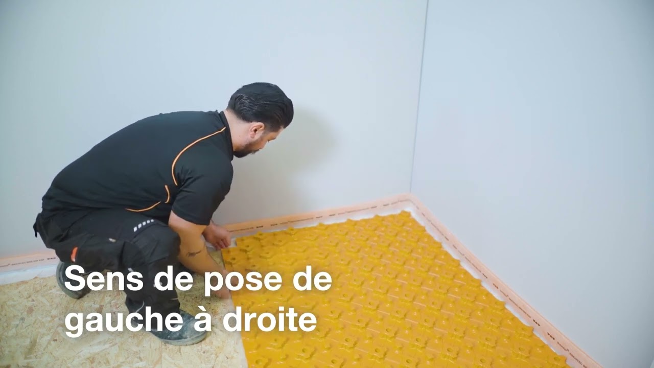 Schlüter-BEKOTEC-EN-23-F-PS: Panneau à plots pour des constructions de revêtement sans fissure