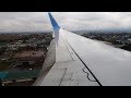 Посадка в Нальчике Boeing 737-800 Победа