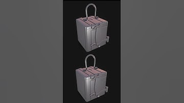 Metal alms box modeling #3d #3dprinting #3dmodeling #3dmodeling #3danimation #art #maya #highpoly