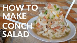 HOW TO MAKE CONCH SALAD | NASSAU, BAHAMAS | FISH FRY