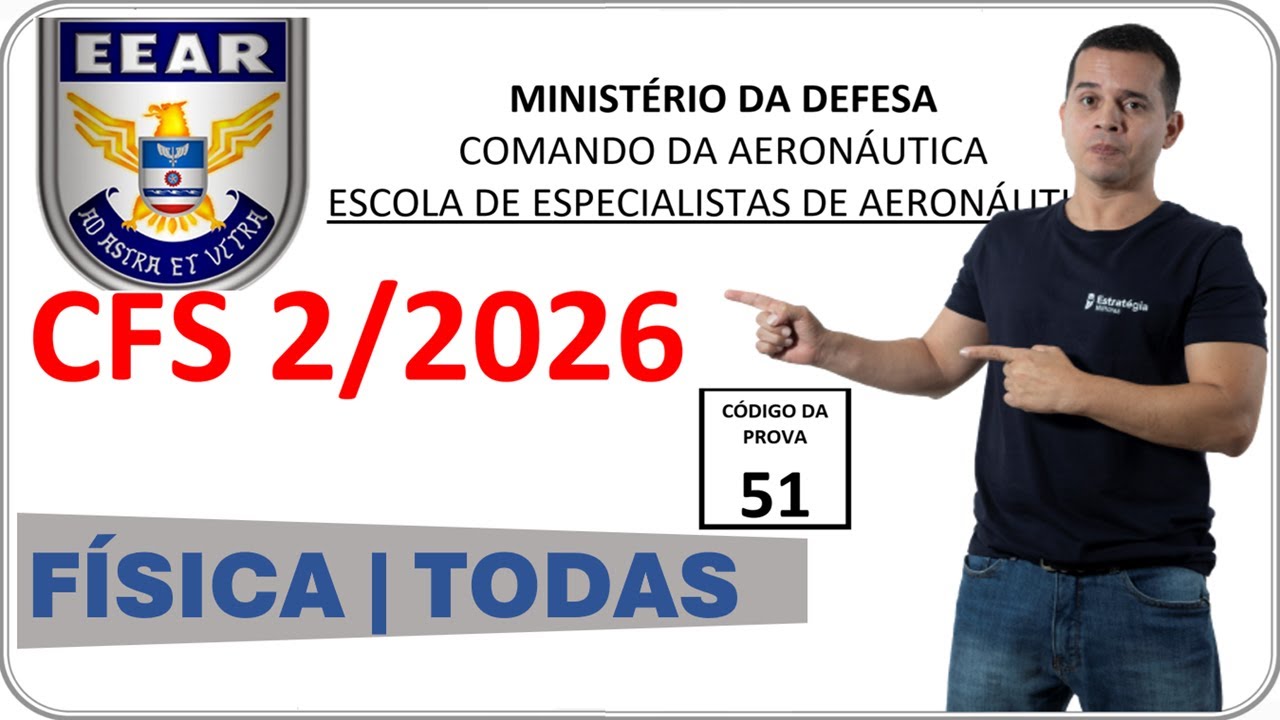 GABARITO EEAR 2026.2 | FÍSICA