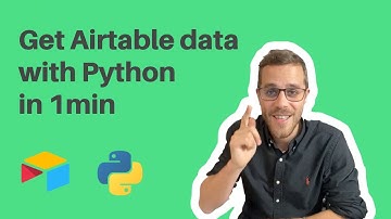Get Airtable data with Python in 1min 👆