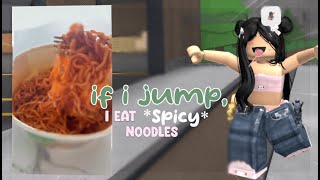 If i JUMP I eat *SPICY NOODLES* irl... (Murder Mystery 2)