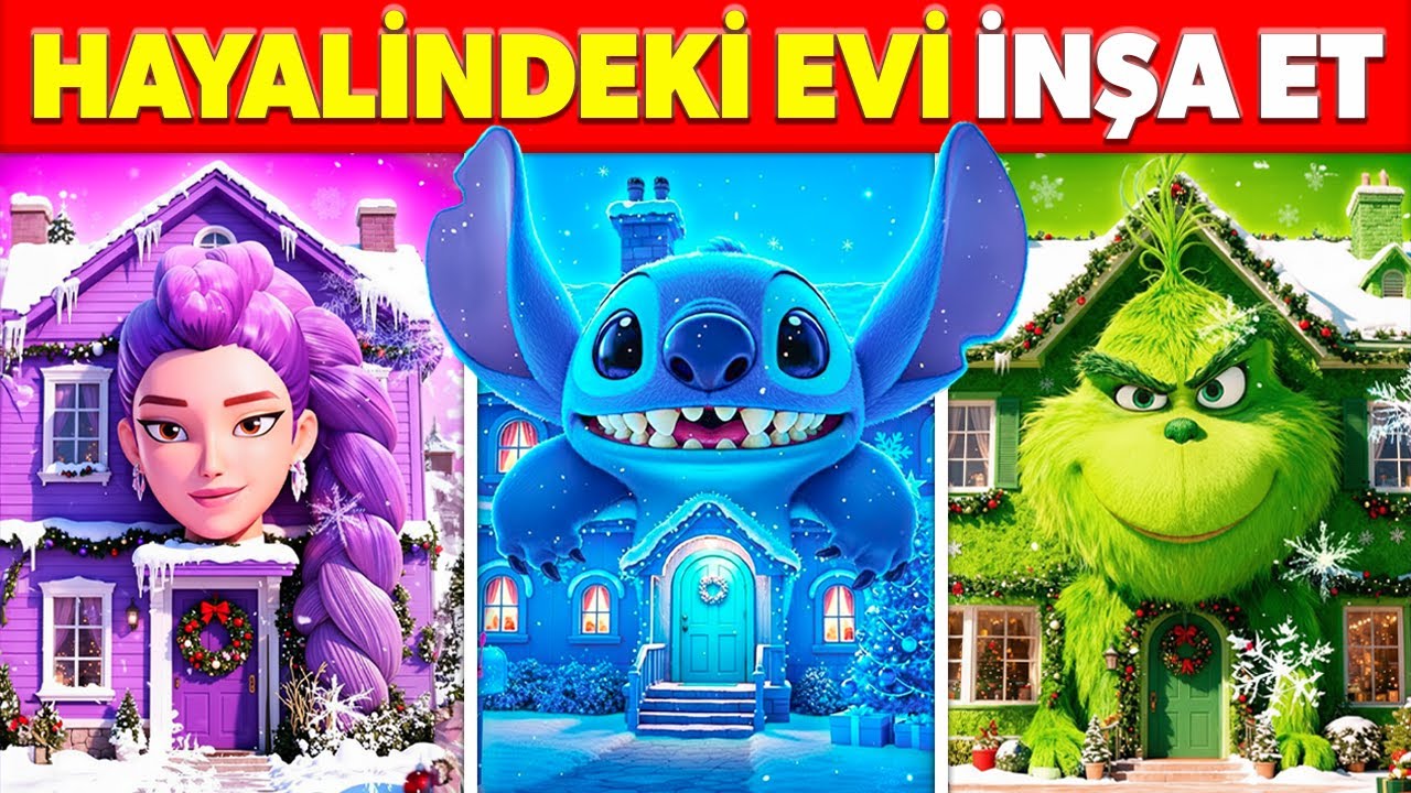 Hangisini Seçersin…? 🎄 Hayalindeki Yılbaşı Evini Kur! 🎅