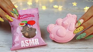 ASMR SOAP Pink Carving Long NAILS TAPPING | АСМР Самое ТВЕРДОЕ Мыло Триггеры резка Шепот 100% УСНЕШЬ