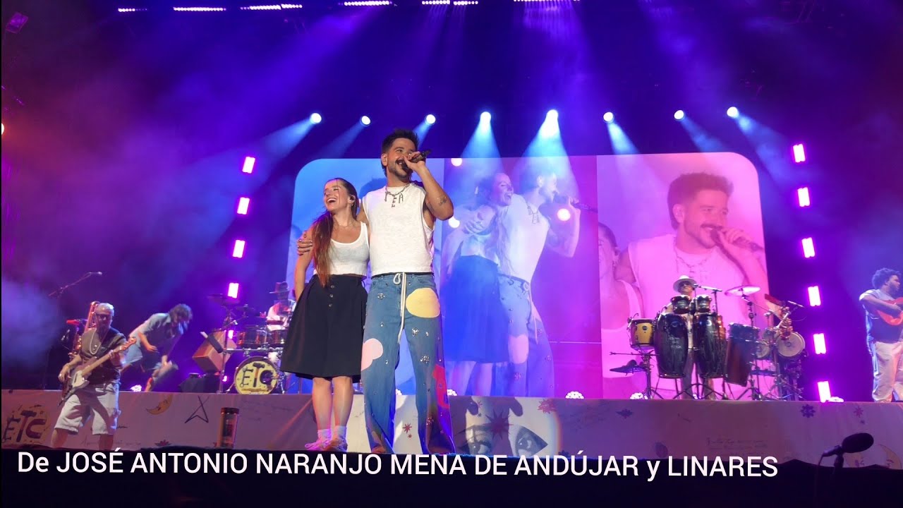 CAMILO ( CONCIERTO COMPLETO / Móvil 2º en 4K ) 31-8-2025 LINARES ~ NUESTRO LUGAR FELIZ TOUR ~ ESPAÑA