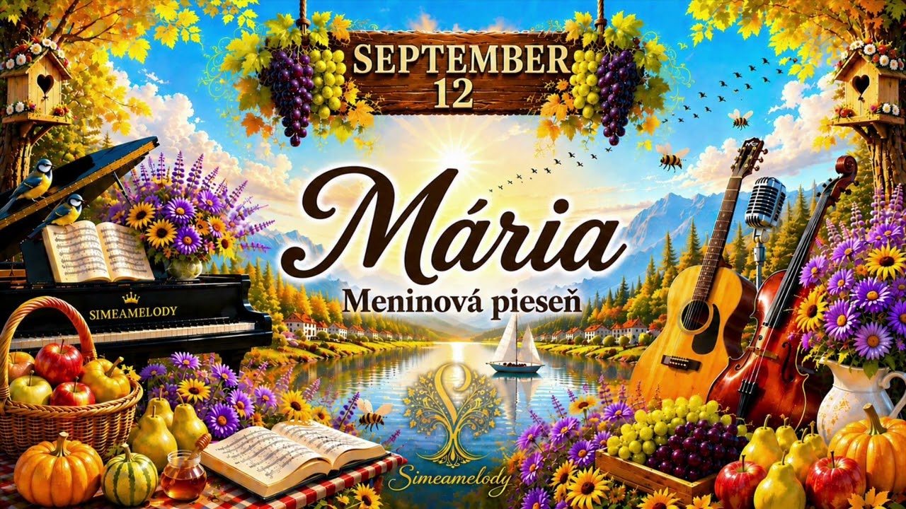 Mária– meninová pieseň 🎶💛🎉 (12.9.)| Simeamelody 